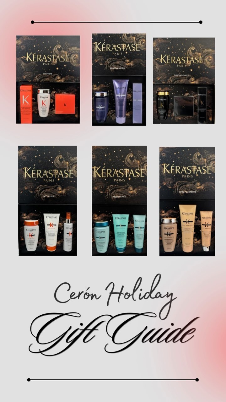 🆕 HOLIDAY HAIRCARE SETS - now available for purchase at Cerón in @hp_village. 🤍
 With a collection for every hair type, it’s the perfect gift for everyone on your list. Stop by the salon to discover these exclusive bundle offers on your favorite @kerastase_official collections for a limited time. 

#kerastase #luxuryhaircare #KerastaseUSA