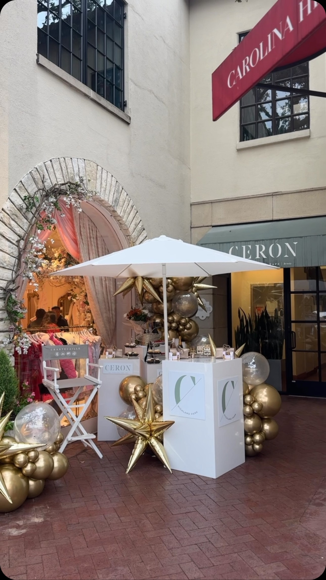 Chantecaille and Champagne at Cerón is today till 3pm! ✨ 
Enjoy a glass of Champagne while shopping for @chantecaille’s Gilded Garden Collection! 
Shop and consult with our beauty experts for recommendations on and skincare and beauty products. Receive a gift with every @chantecaille purchase.🛍️